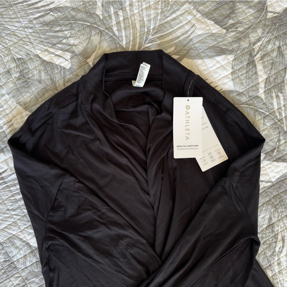 NWT Athleta Modal Full Length Robe - Picture 2 of 4
